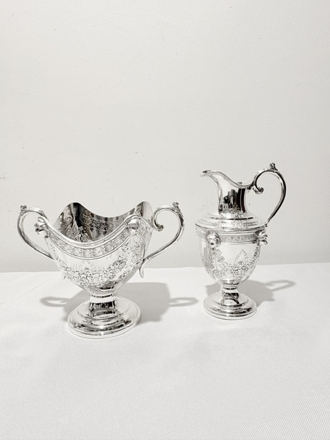 Fabulous Quality Antique Silver Plated Tea Set Fabulous Quality Antique Silver Plated Tea Set