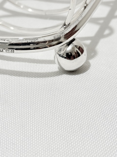 Antique Elkington & Company Silver Plated Toast Rack