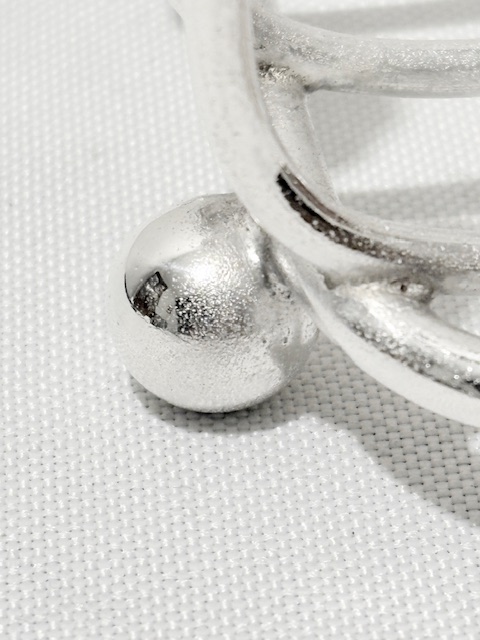 Antique Silver Plated Toast Rack Decorated with Scottish Thistles