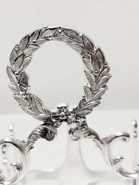 Antique Silver Plated Toast Rack of Geometric Design