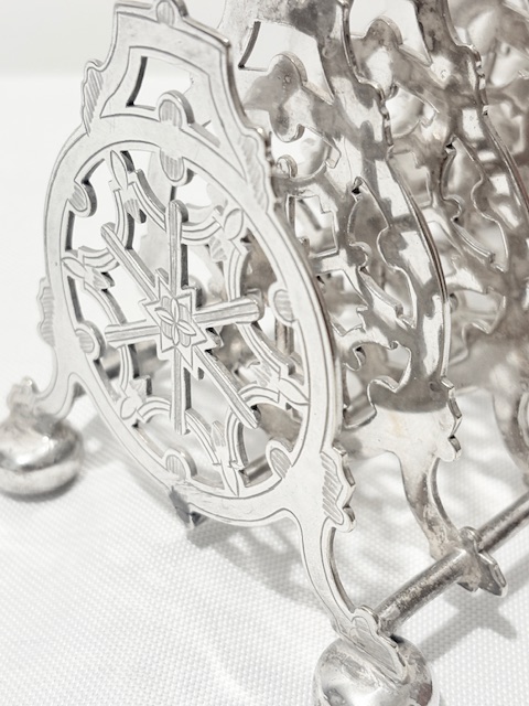 Handsome and Elaborate Antique Silver Plated Toast Rack Handsome and Elaborate Antique Silver Plated Toast Rack