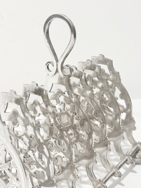Handsome and Elaborate Antique Silver Plated Toast Rack Handsome and Elaborate Antique Silver Plated Toast Rack