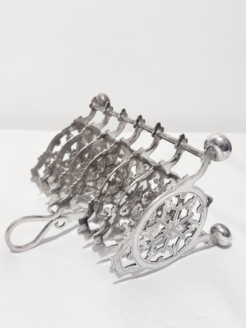 Handsome and Elaborate Antique Silver Plated Toast Rack Handsome and Elaborate Antique Silver Plated Toast Rack