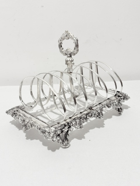 Antique Old Sheffield Plate Toast Rack Antique Old Sheffield Plate Toast Rack