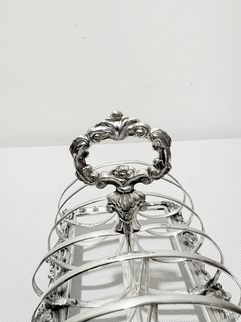 Antique Old Sheffield Plate Toast Rack Antique Old Sheffield Plate Toast Rack