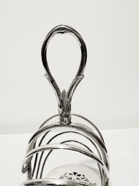 Unusual Shaped Antique Silver Plated Toast Rack Unusual Shaped Antique Silver Plated Toast Rack