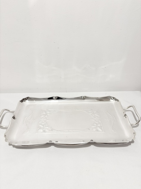 Art Nouveau Silver Plated Tray by WMF Art Nouveau Silver Plated Tray by WMF