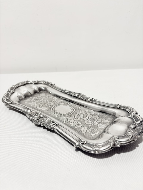 Old Sheffield Plate Antique Wick Trimmer Tray Old Sheffield Plate Antique Wick Trimmer Tray
