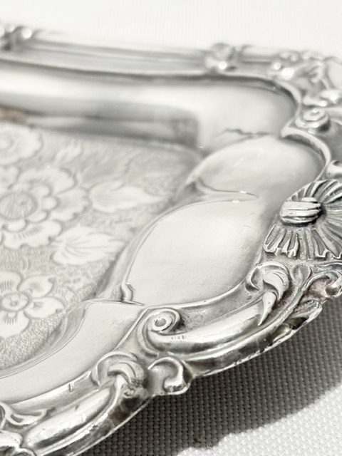 Old Sheffield Plate Antique Wick Trimmer Tray Old Sheffield Plate Antique Wick Trimmer Tray