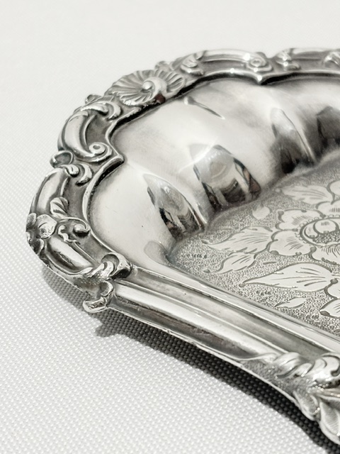 Old Sheffield Plate Antique Wick Trimmer Tray Old Sheffield Plate Antique Wick Trimmer Tray