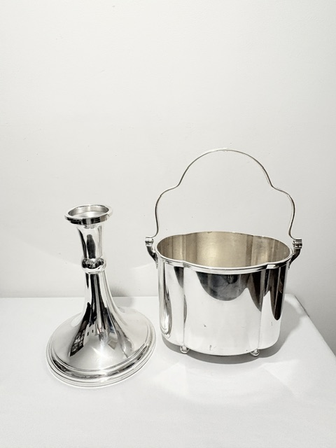 Vintage WMF Silver Plated Wine or Champagne Cooler or Bucket on Stand Vintage WMF Silver Plated Wine or Champagne Cooler or Bucket on Stand